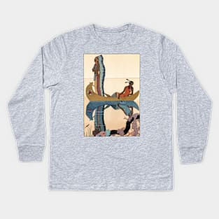 Along the Missouri, 19th century Americas Kids Long Sleeve T-Shirt